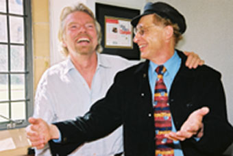 Allan Snyder with Richard Branson