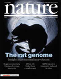 Nature cover April 2004