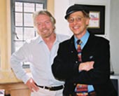 Allan Snyder and Richard Branson