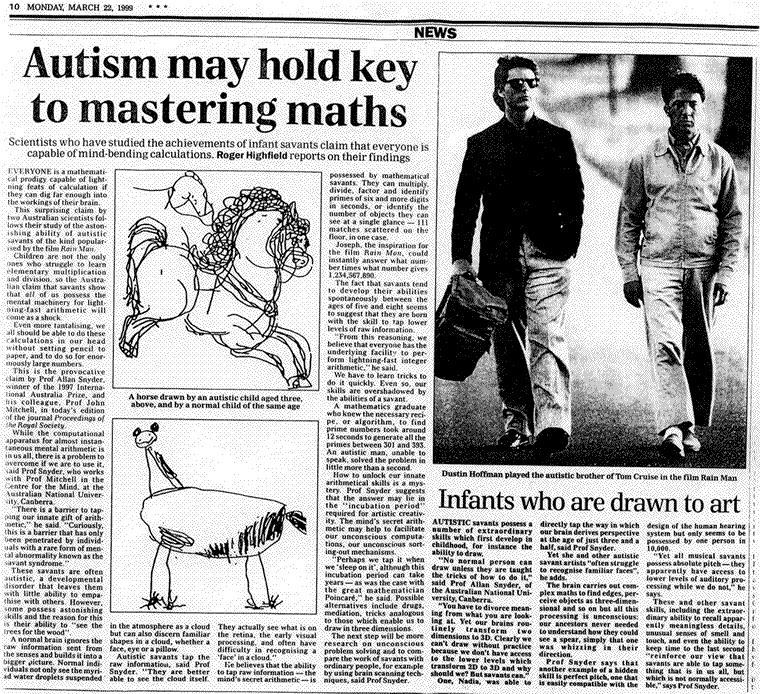 Autism may hold key to mastering maths